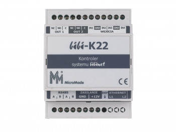 Kontroler 2 przejść, interfejs Ethernet bibi-K22 MICROMADE
